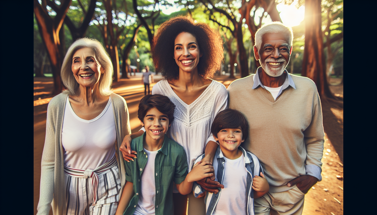 Família em Brasília simbolizando a tranquilidade de possuir um plano funerário preventivo da Catedral.